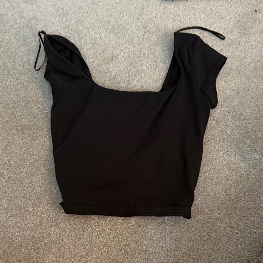 Primark Black Crop Top